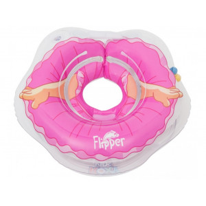 Двухкамерный 3D круг для купания новорожденных Flipper от 0 до 18 кг, Roxy-kids