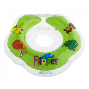 Круг для купания новорожденных двухкамерный Flipper от 0 до 18 кг Roxy-kids
