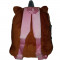 Рюкзачок детский плюшевый с мордочками животных ,Единорог коричневый